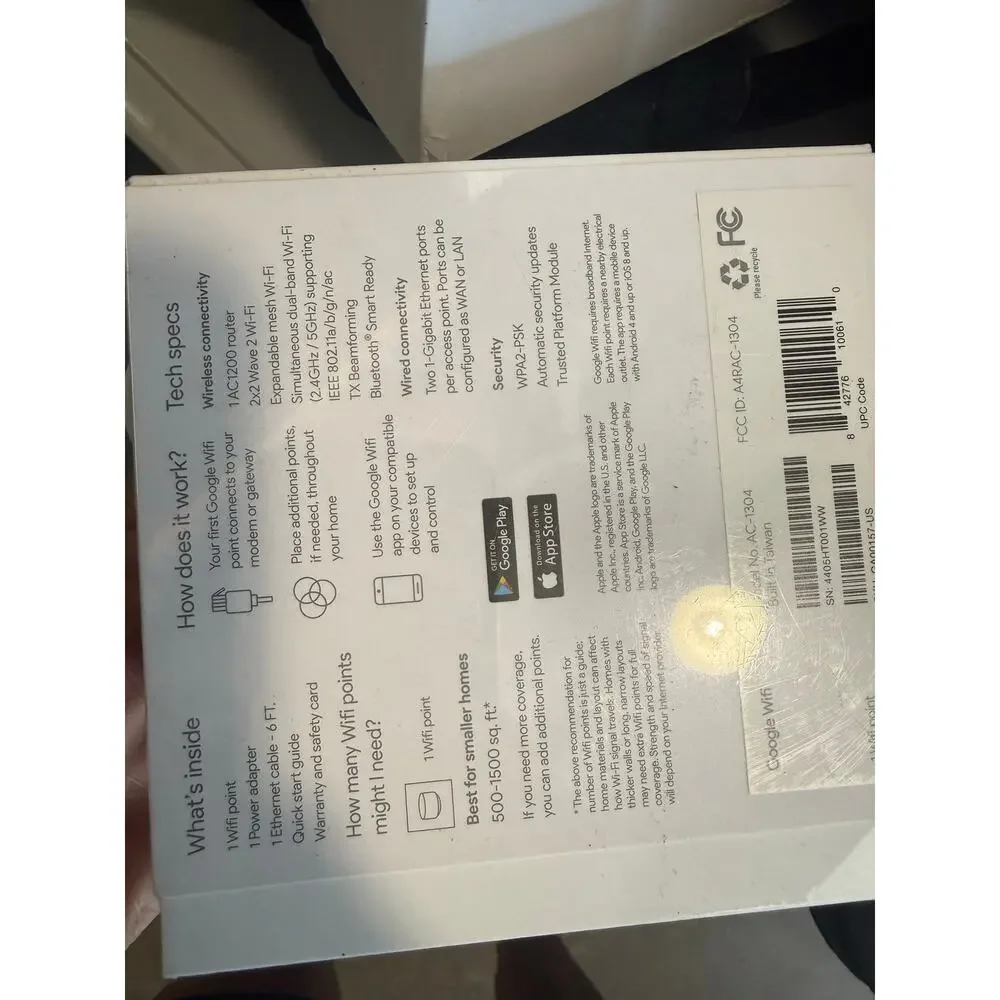 Google Wi-Fi Home Wi-Fi System by Google. (Brand New Sealed)